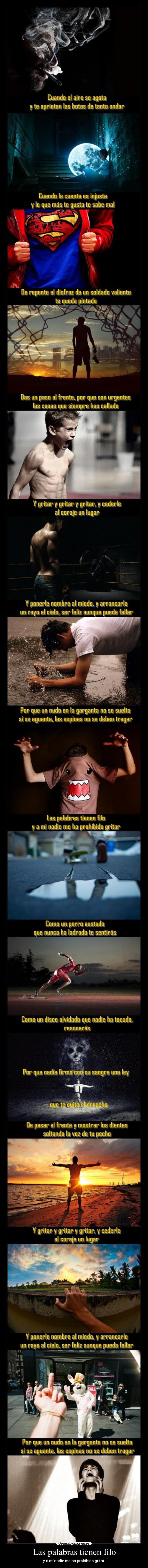 Las palabras tienen filo -