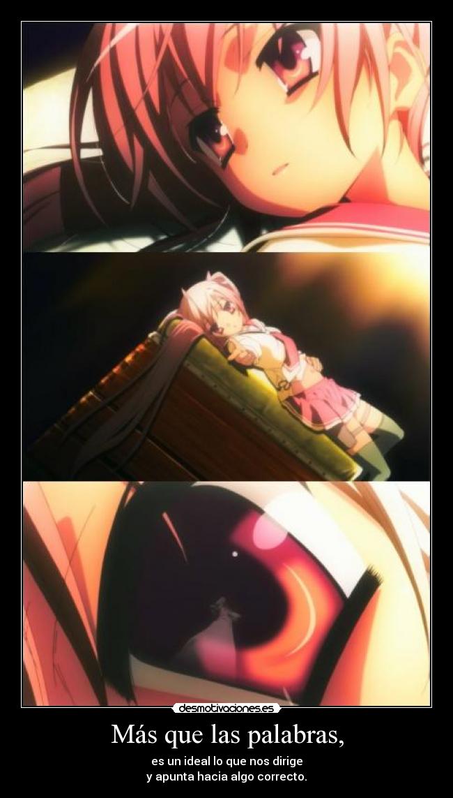 Más que las palabras, -