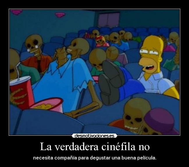 La verdadera cinéfila no -