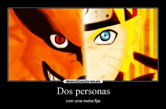 Dos personas - con una meta fija