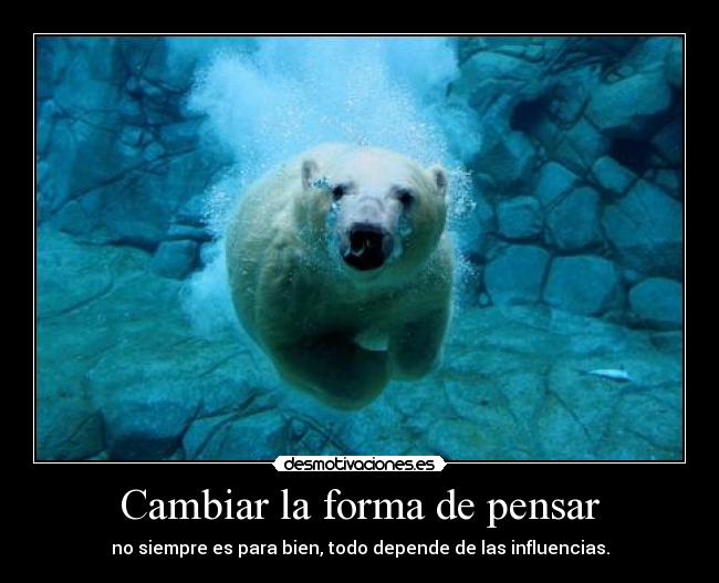Cambiar la forma de pensar - 