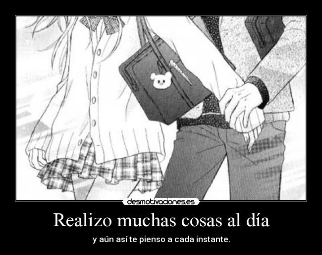 carteles gatitosfelices as503 realizar cosas mucho dia pensarte instante manga shoujo love desmotivaciones