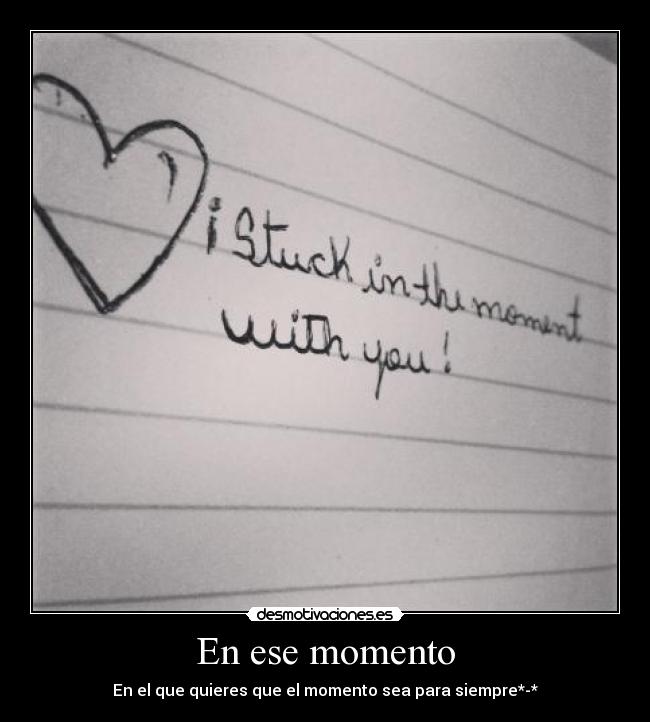 En ese momento -