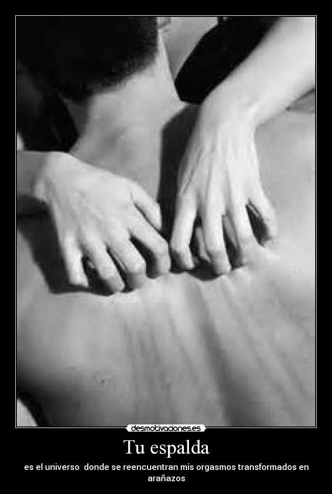 Tu espalda - 