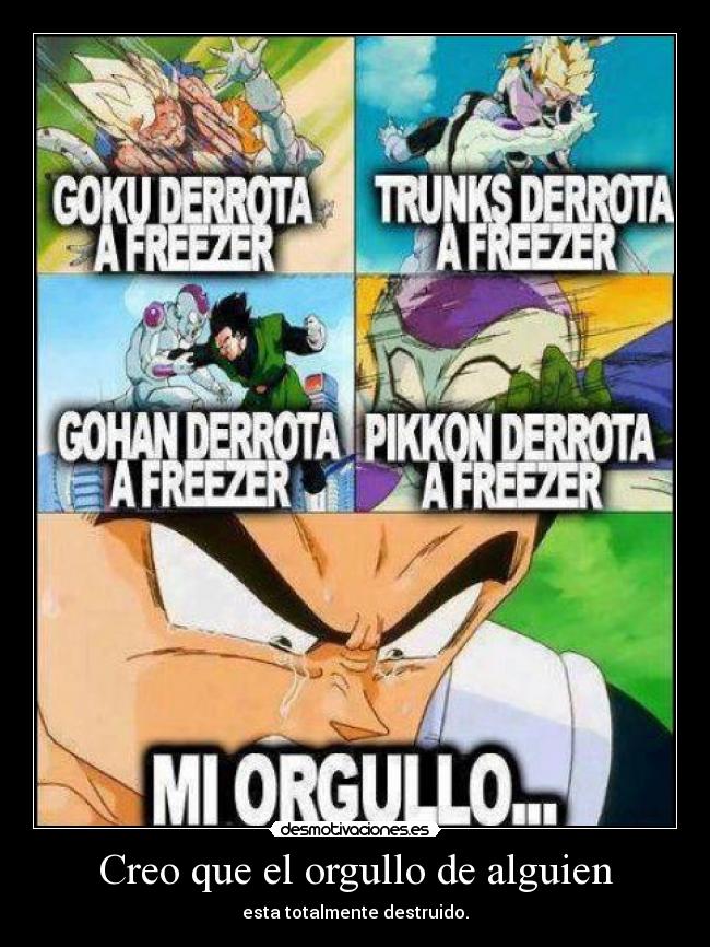 Creo que el orgullo de alguien - 