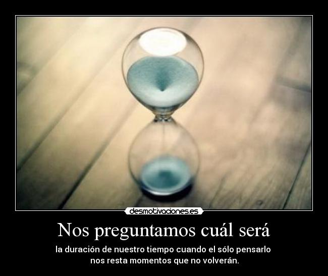 Nos preguntamos cuál será - 