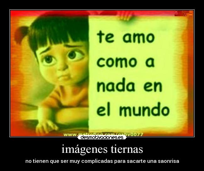 imágenes tiernas - no tienen que ser muy complicadas para sacarte una saonrisa