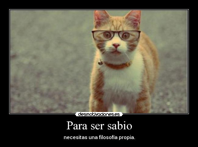 Para ser sabio -