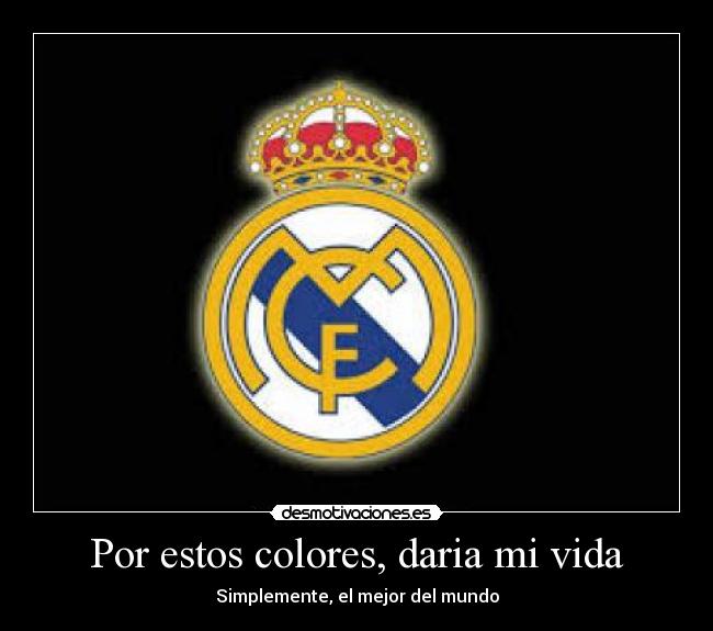 Por estos colores, daria mi vida -