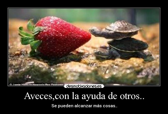 carteles ayuda alcanzar desmotivaciones