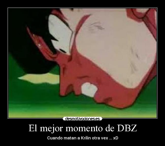 El mejor momento de DBZ - Cuando matan a Krilin otra vex ... xD