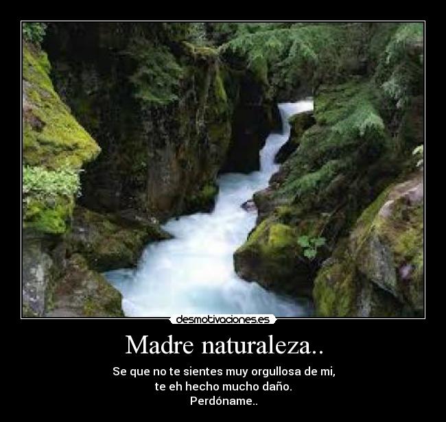 carteles madre naturaleza madre naturaleza desmotivaciones