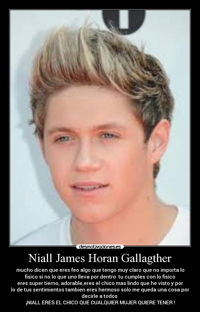 Niall James Horan Gallagther -