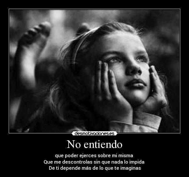 No entiendo - 