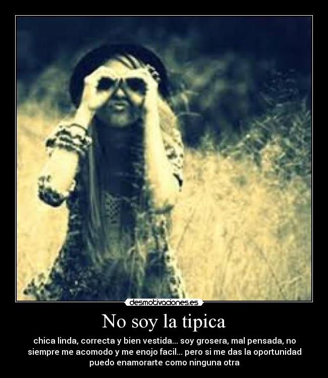 No soy la tipica - 