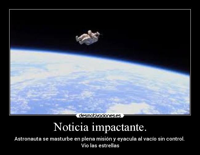 Noticia impactante. - 