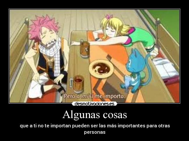 carteles anime fairy tail pereza total algunas cosas doni desmotivaciones