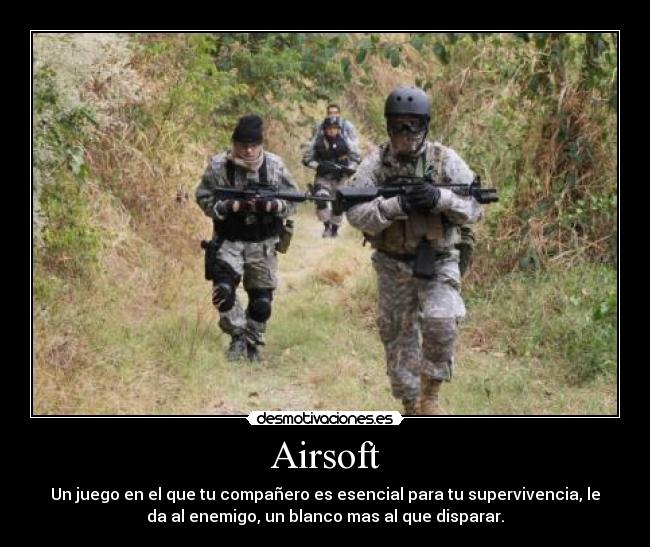carteles airsoft desmotivaciones