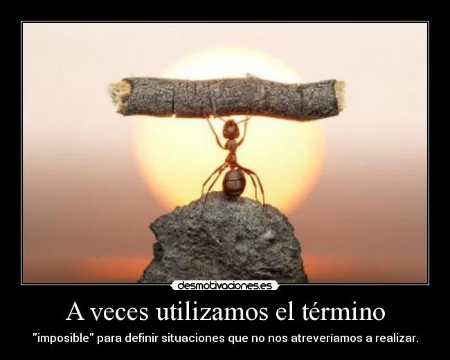 A veces utilizamos el término - 