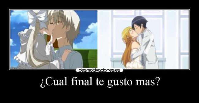 ¿Cual final te gusto mas? - 