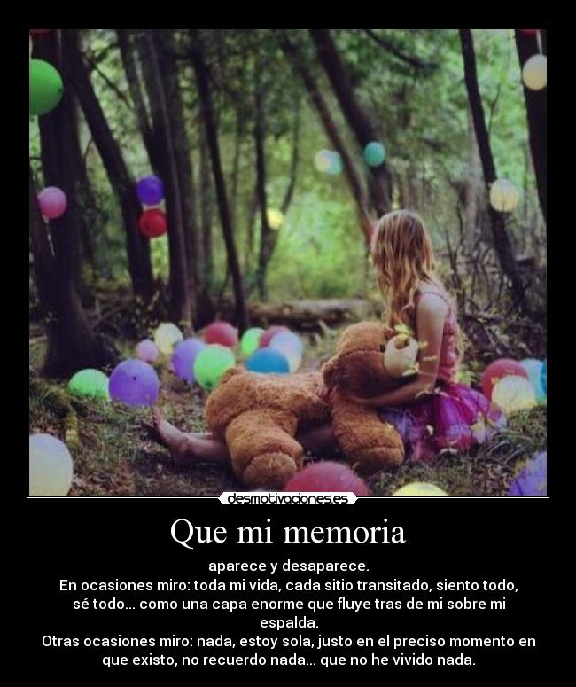 Que mi memoria - 