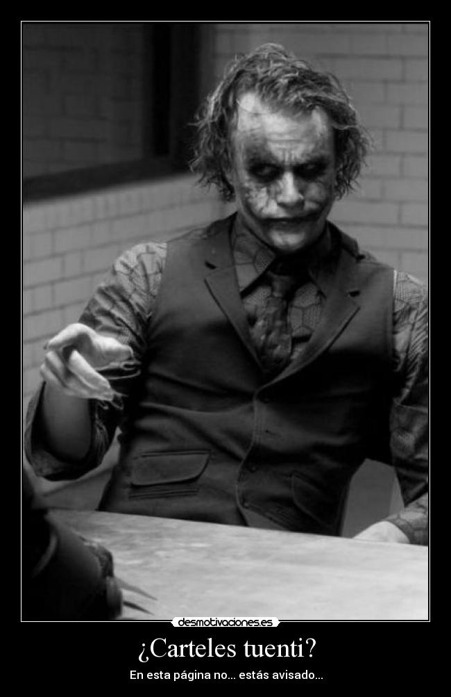 ¿Carteles tuenti? -