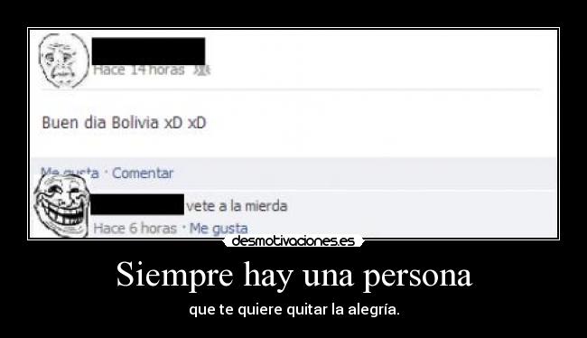 Siempre hay una persona -