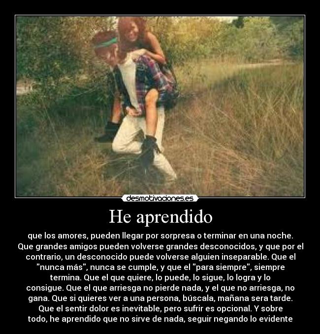 carteles aprendido desmotivaciones