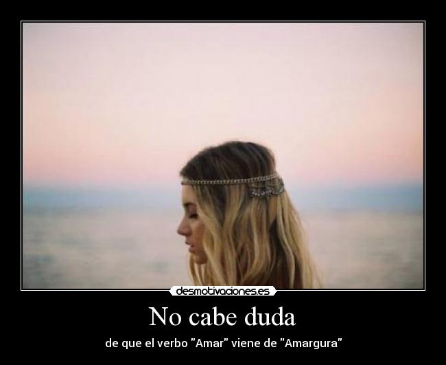 No cabe duda - 