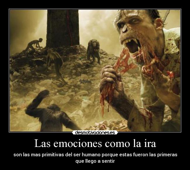 Las emociones como la ira - 