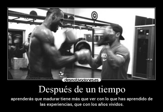 Después de un tiempo -