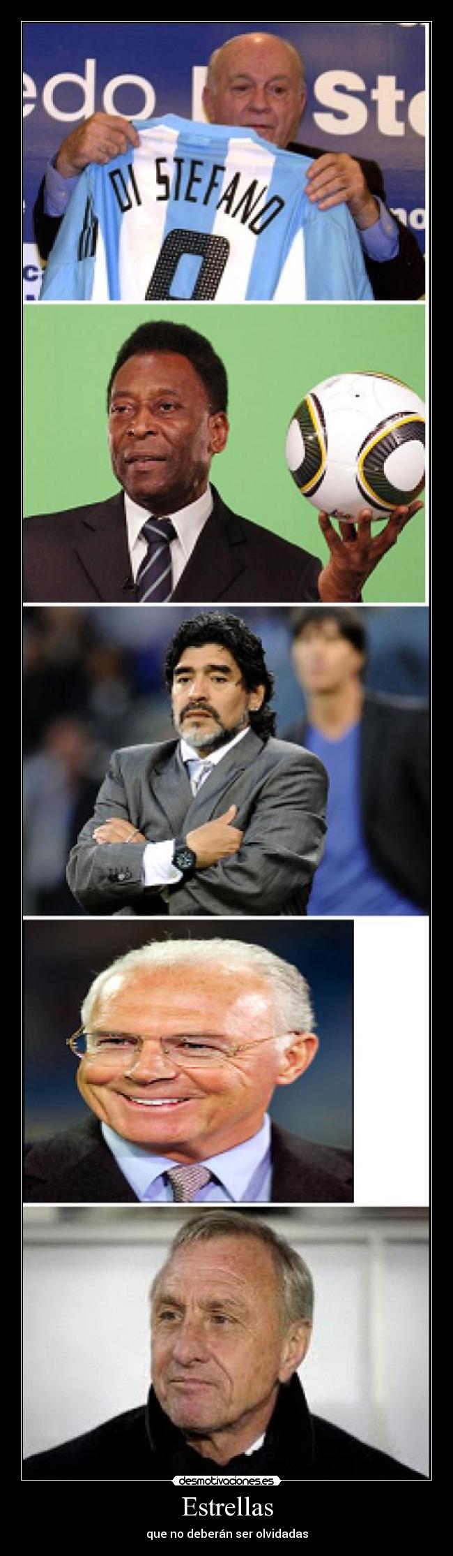 Estrellas - que no deberán ser olvidadas