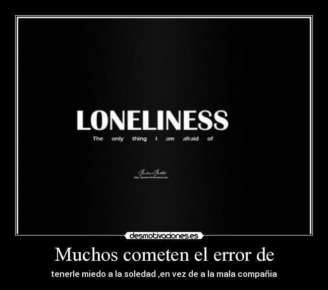 carteles soledad desmotivaciones