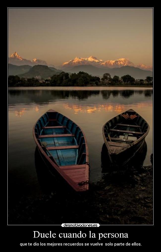 Duele cuando la persona -