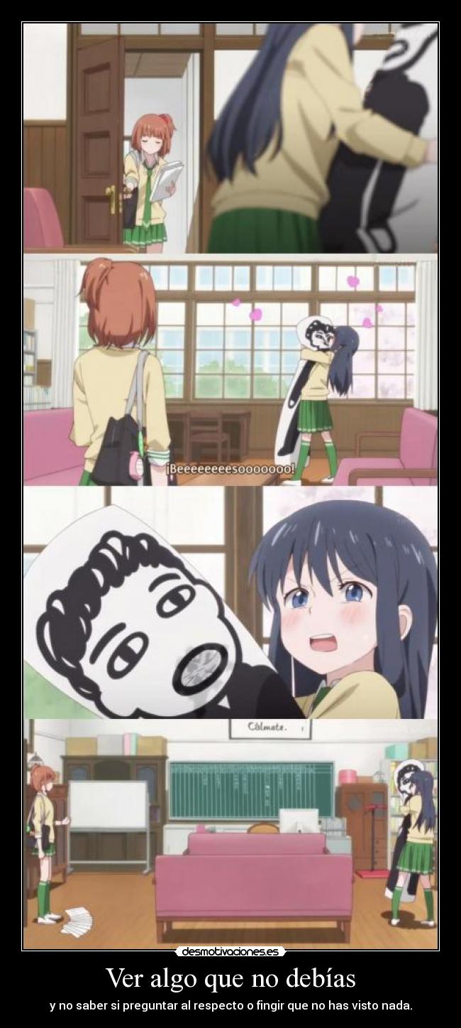 Ver algo que no debías -
