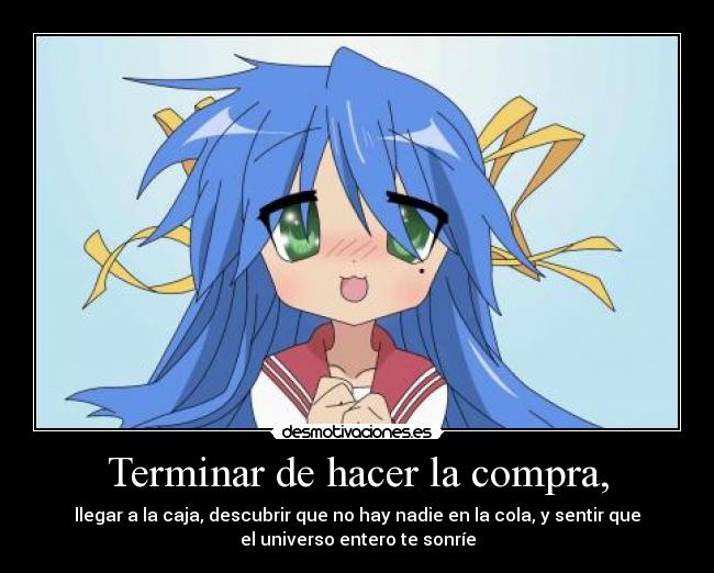 Terminar de hacer la compra, - 