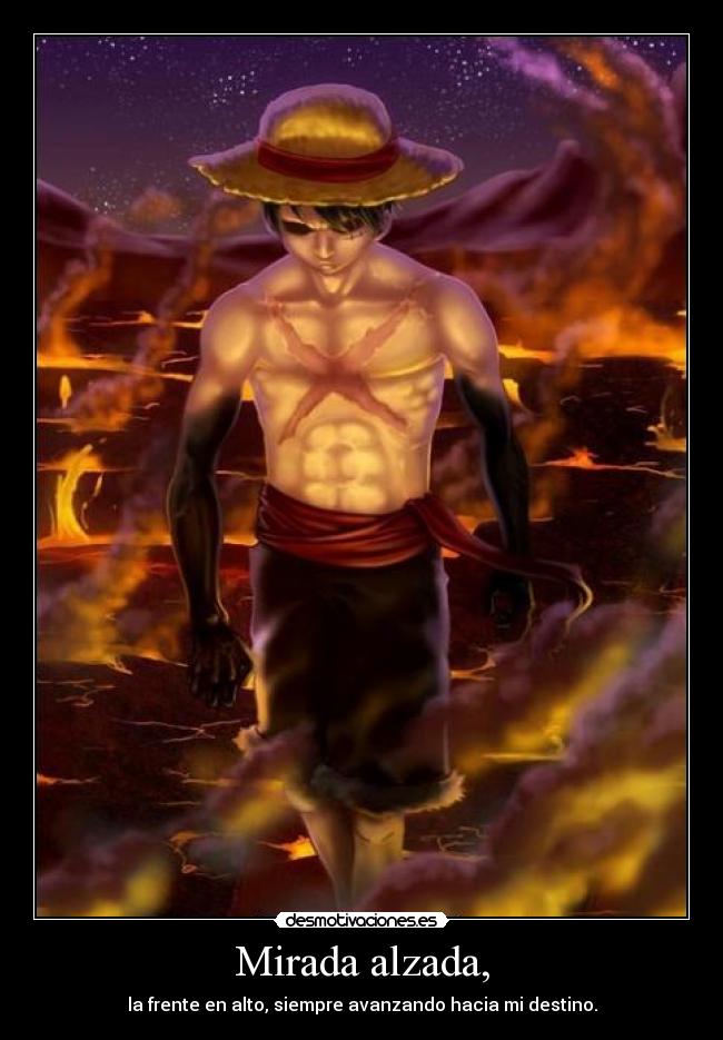 carteles one piece mugiwara monkey luffy ronoa desmotivaciones