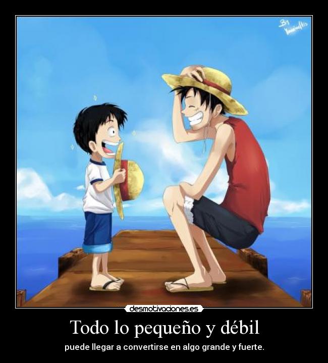 Todo lo pequeño y débil -