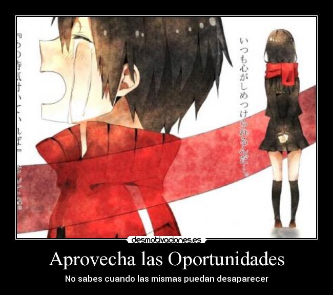 Aprovecha las Oportunidades -