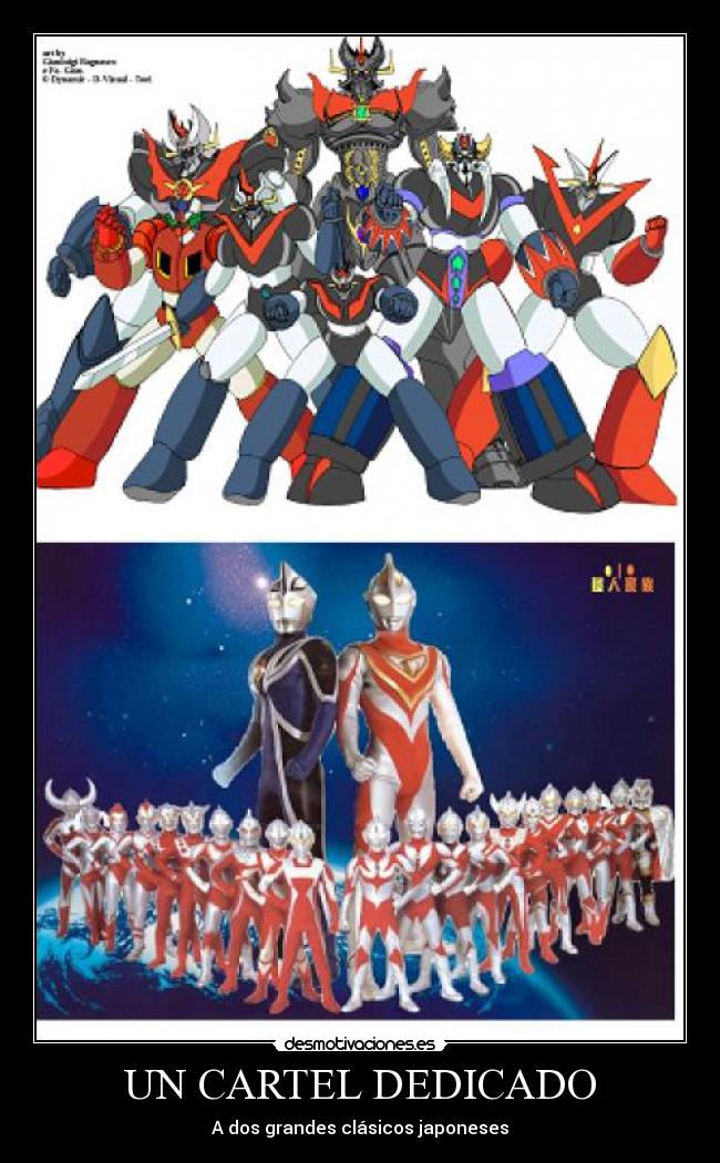 UN CARTEL DEDICADO - A dos grandes clásicos japoneses