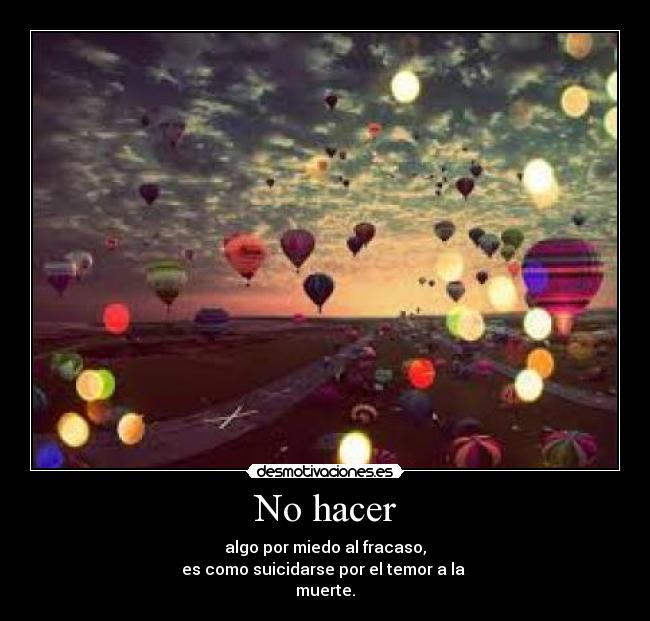 No hacer - 