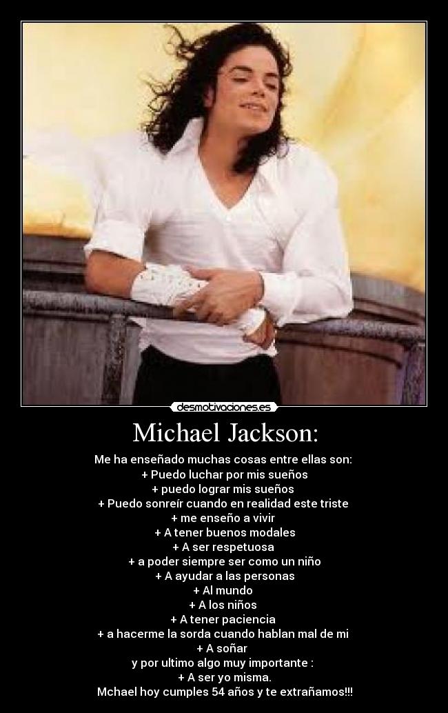 Michael Jackson: -