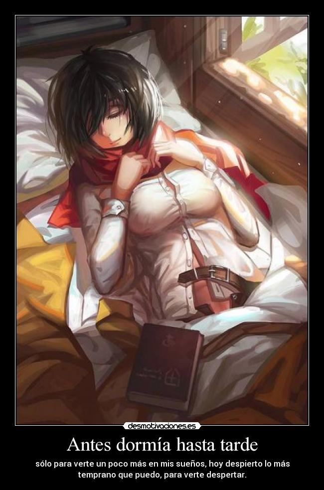 Antes dormía hasta tarde - 