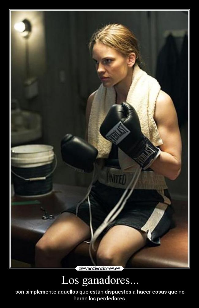 carteles million dollar baby 24fps desmotivaciones