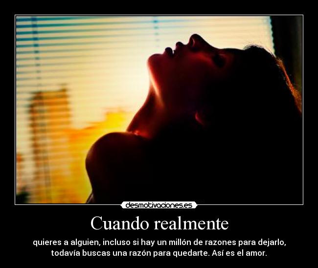 Cuando realmente -