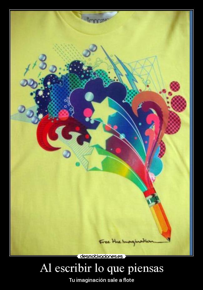 Al escribir lo que piensas - 