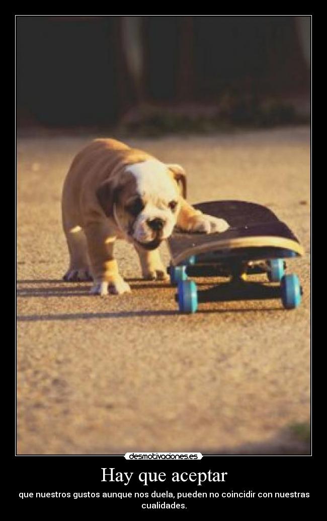 Hay que aceptar -
