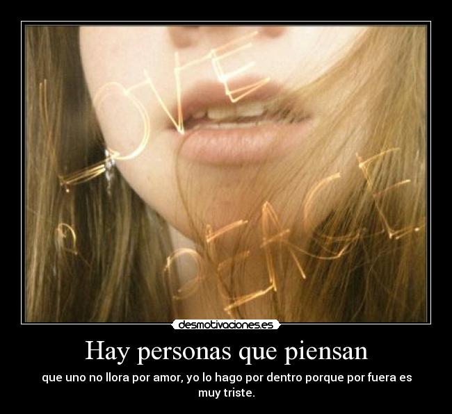 Hay personas que piensan - 