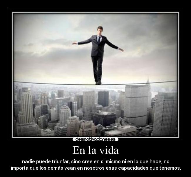 En la vida -