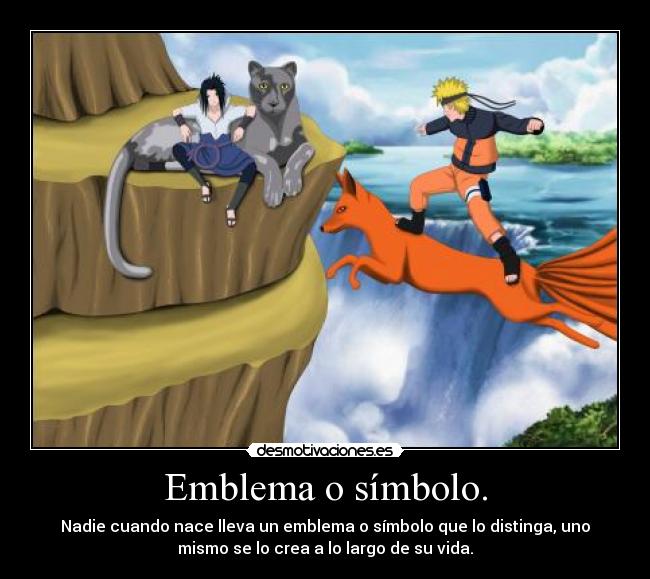 carteles naruto sasuke pantera zorro desmotivaciones